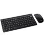 Tooq TQKMW-3101-B Teclado y Ratón Inalámbricos Slim Negro